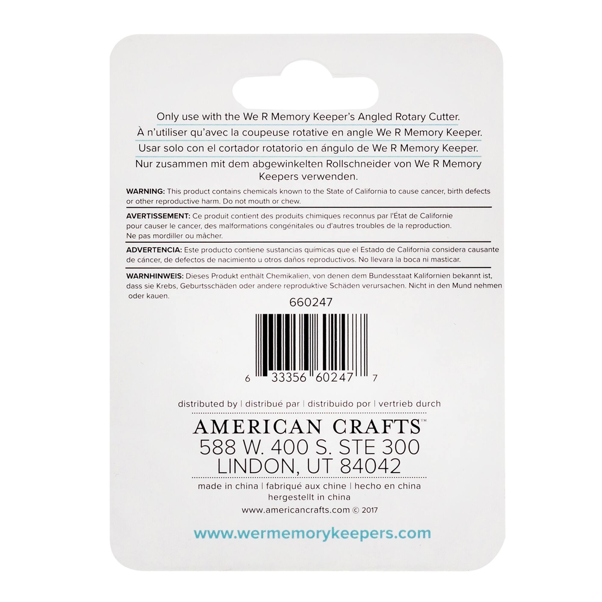 We R Memory Keepers® Mini Rotary Cutter Replacement Blade